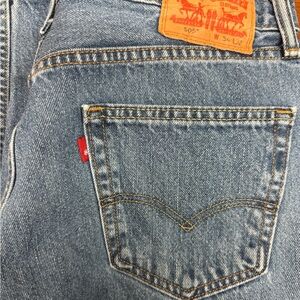 Levi's Classic Straight Blue Jeans 505